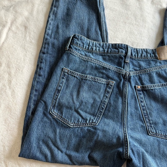 H&M &Denim Barrel Loose Fit High Waist Jeans - Picture 16 of 16
